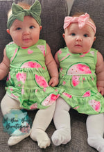 Load image into Gallery viewer, Watermelon Whirl Tiered Dress
