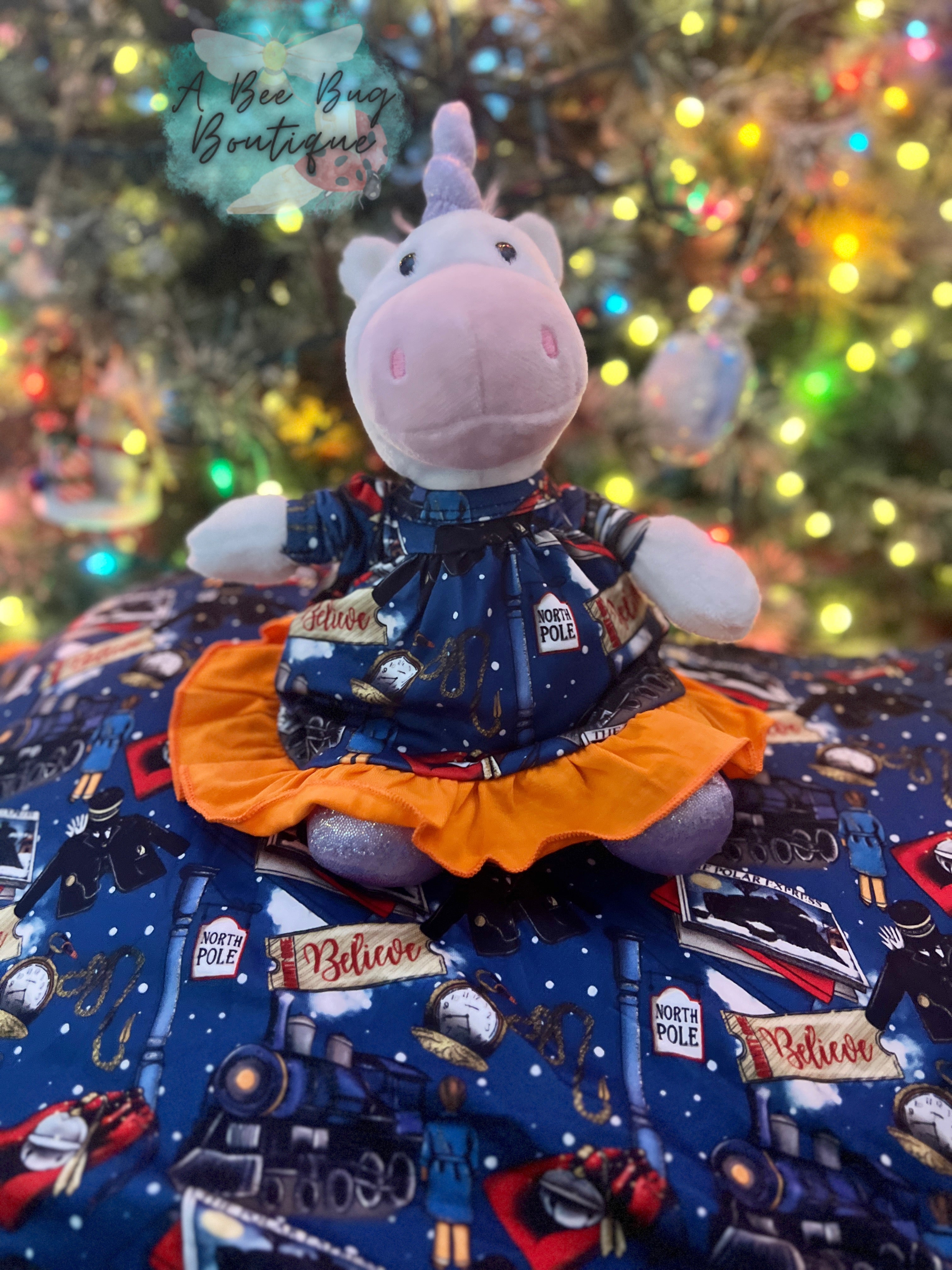 Christmas Express Dolly Gown