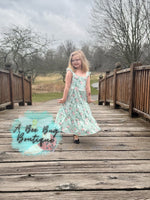 Load image into Gallery viewer, Spring Sage Floral Maxi Dress
