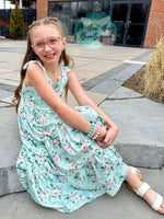 Load image into Gallery viewer, Spring Sage Floral Maxi Dress

