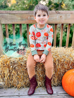 Load image into Gallery viewer, Olive Pumpkin Unisex Top
