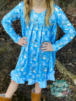 Load image into Gallery viewer, Blue Sugar Cookies Nightgown
