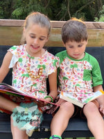 Load image into Gallery viewer, Alphabet Jungle Raglan Tee
