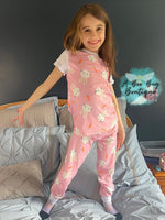 Load image into Gallery viewer, Pink Bunnies Pj Set
