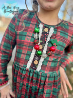 Load image into Gallery viewer, Classic Christmas Plaid Dress
