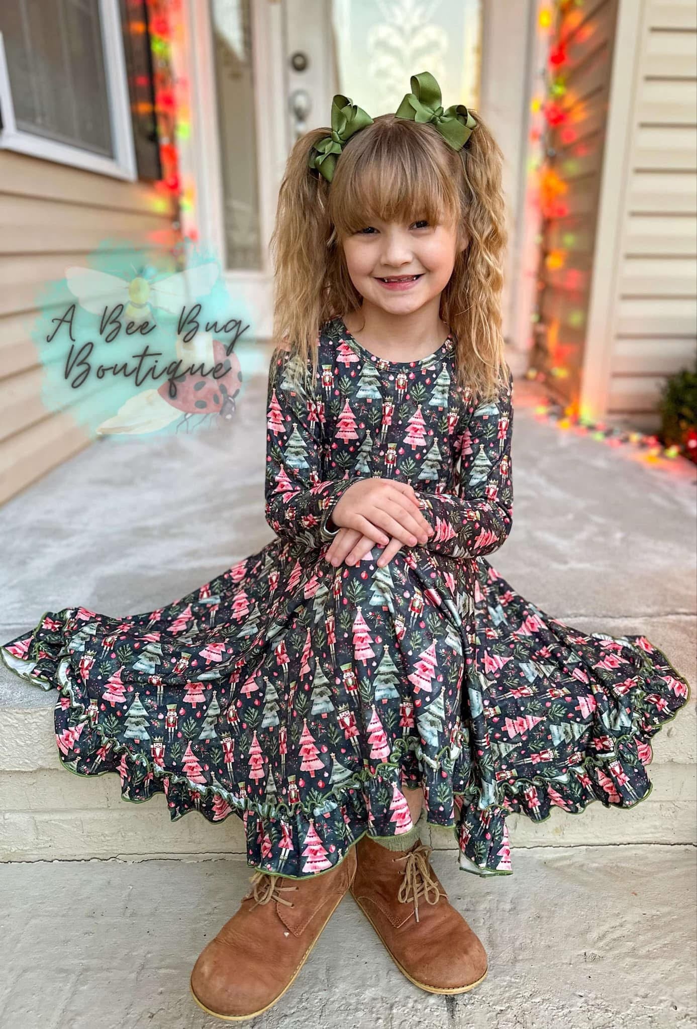 Nutcracker Christmas Twirl Dress