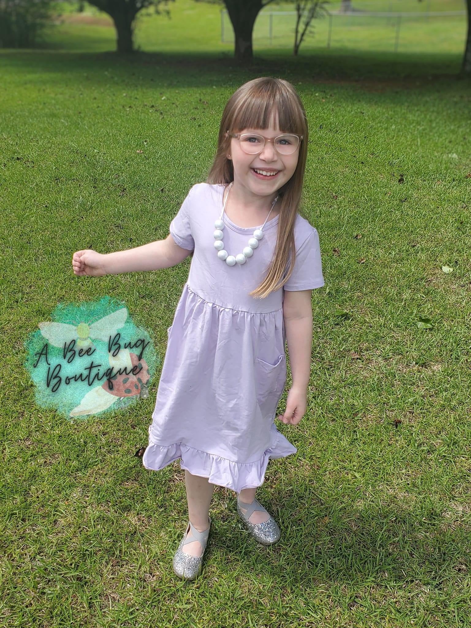 Lavender Pocket Dress