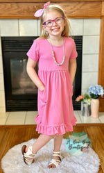 Load image into Gallery viewer, Bubblegum Pink Pocket Dress
