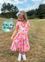 Load image into Gallery viewer, Classroom Cutie Bow Back Twirl Dress
