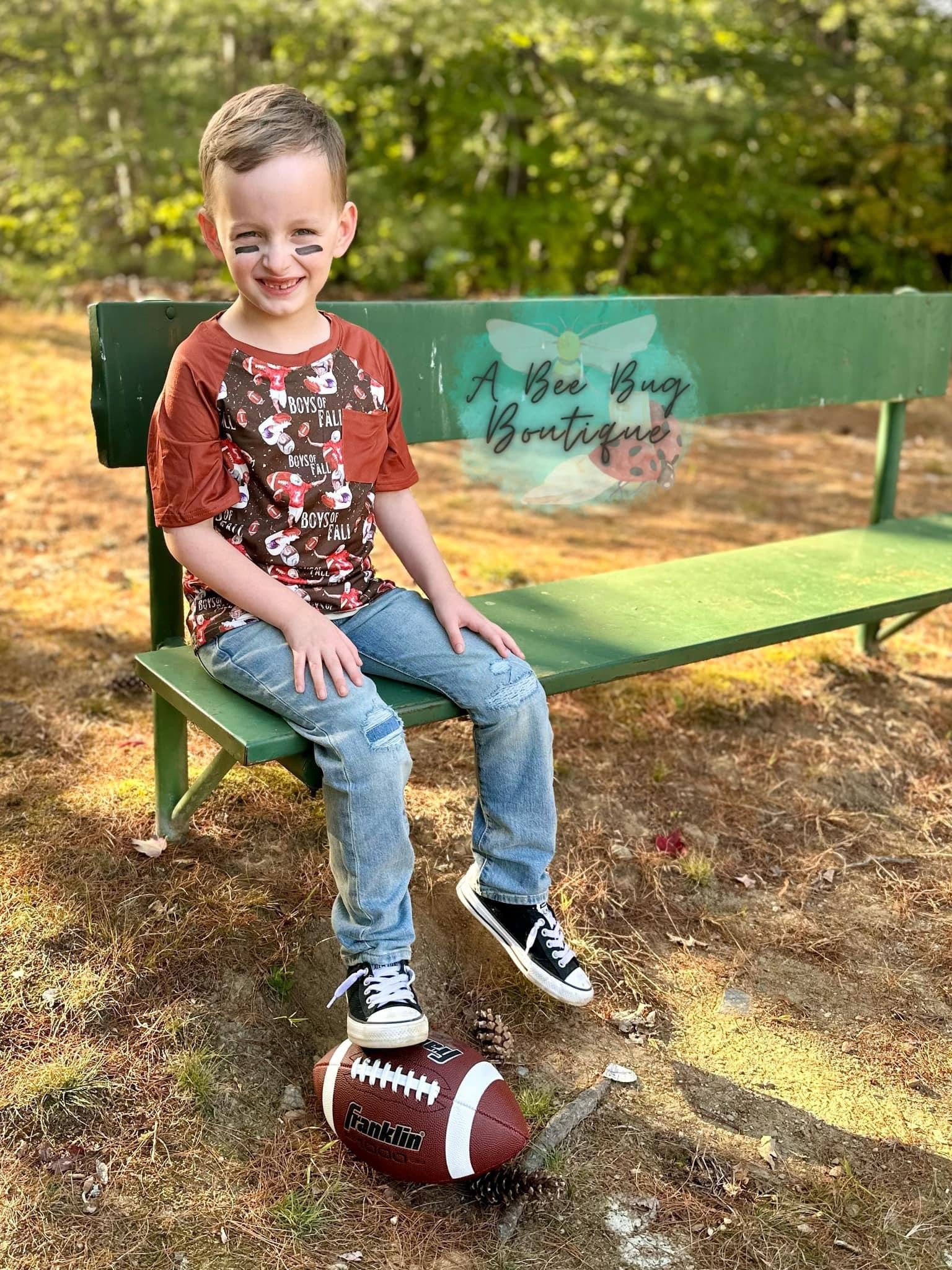 Boys of Fall Raglan Tee