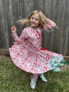 Pretty Peppermint Twirl Dress