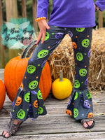 Load image into Gallery viewer, Pumpkin Pails Flare Pants
