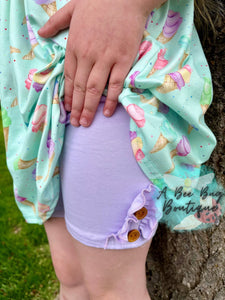 Sweet Scoops Tie Shoulder Dress