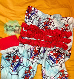 Load image into Gallery viewer, Spidey Crew Ruffled PJ Set
