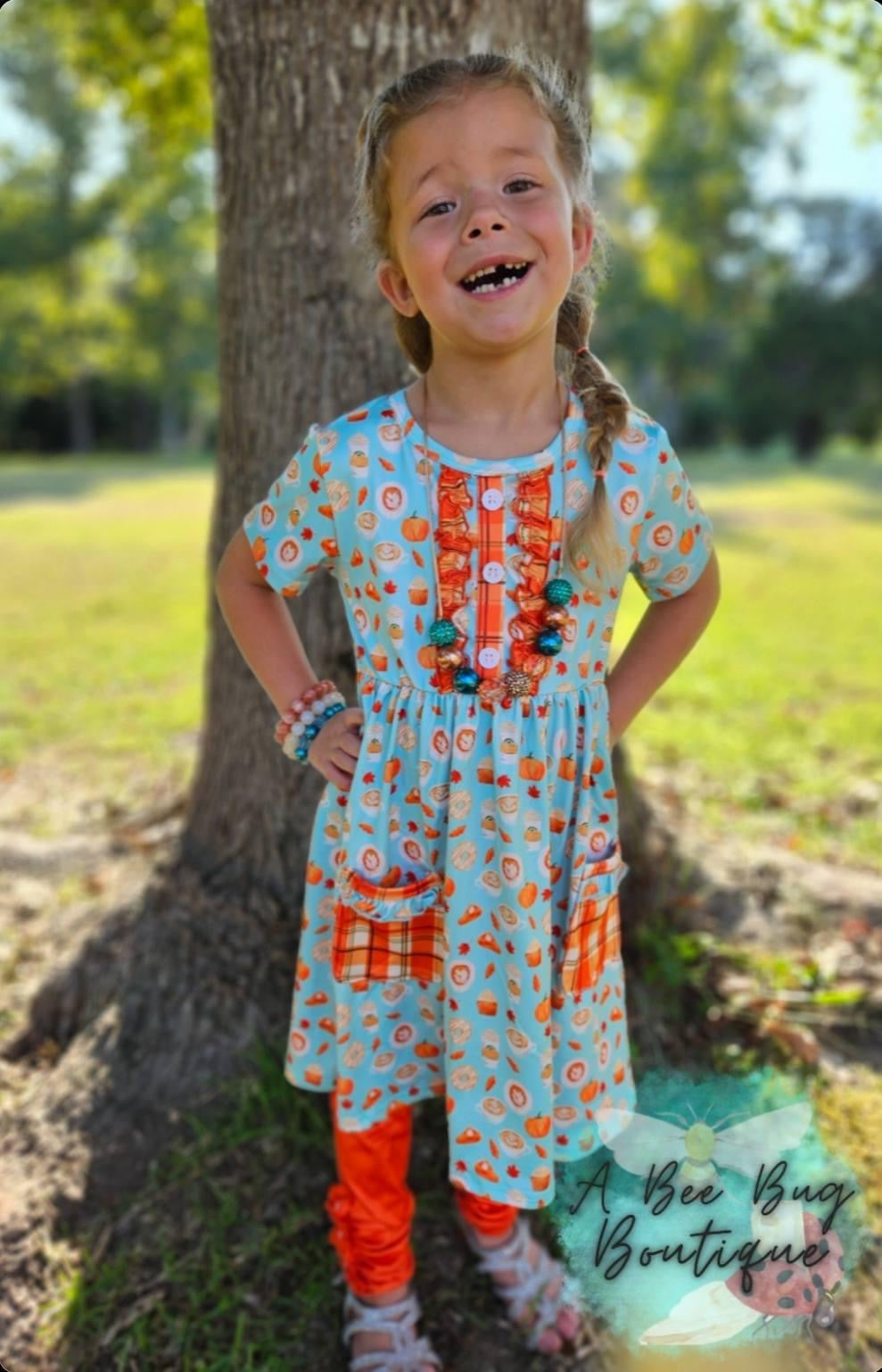 Pumpkin Spice Tunic Dress