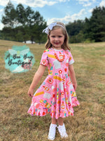 Load image into Gallery viewer, Classroom Cutie Bow Back Twirl Dress

