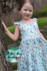 Load image into Gallery viewer, Spring Sage Floral Maxi Dress

