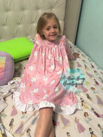 Load image into Gallery viewer, Pink Bunnies Nightgown
