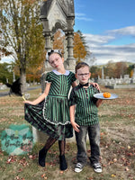 Load image into Gallery viewer, Ghost Host Apron Dress
