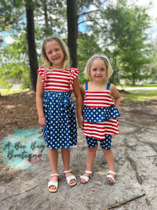 Old Glory Ruffled Tank