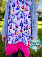Load image into Gallery viewer, Castle Reflections Ruffle Dress

