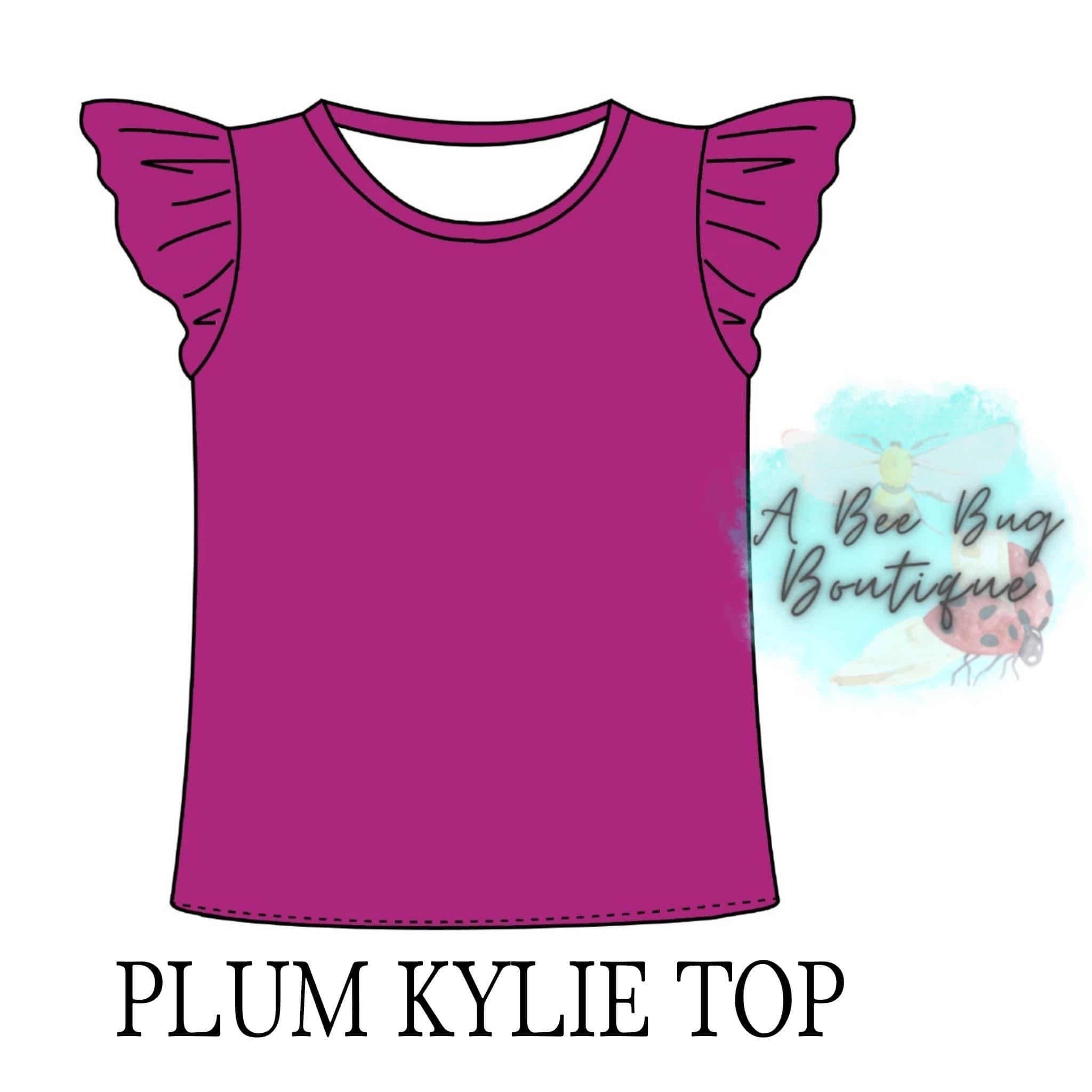 Plum Kylie Top