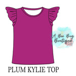 Load image into Gallery viewer, Plum Kylie Top
