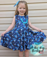 Load image into Gallery viewer, Mermaid Lagoon Twirl Dress
