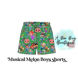 Musical Melon Boys Shorts