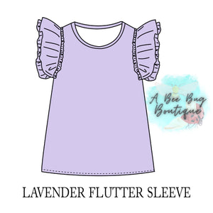 Lavender Flutter Top