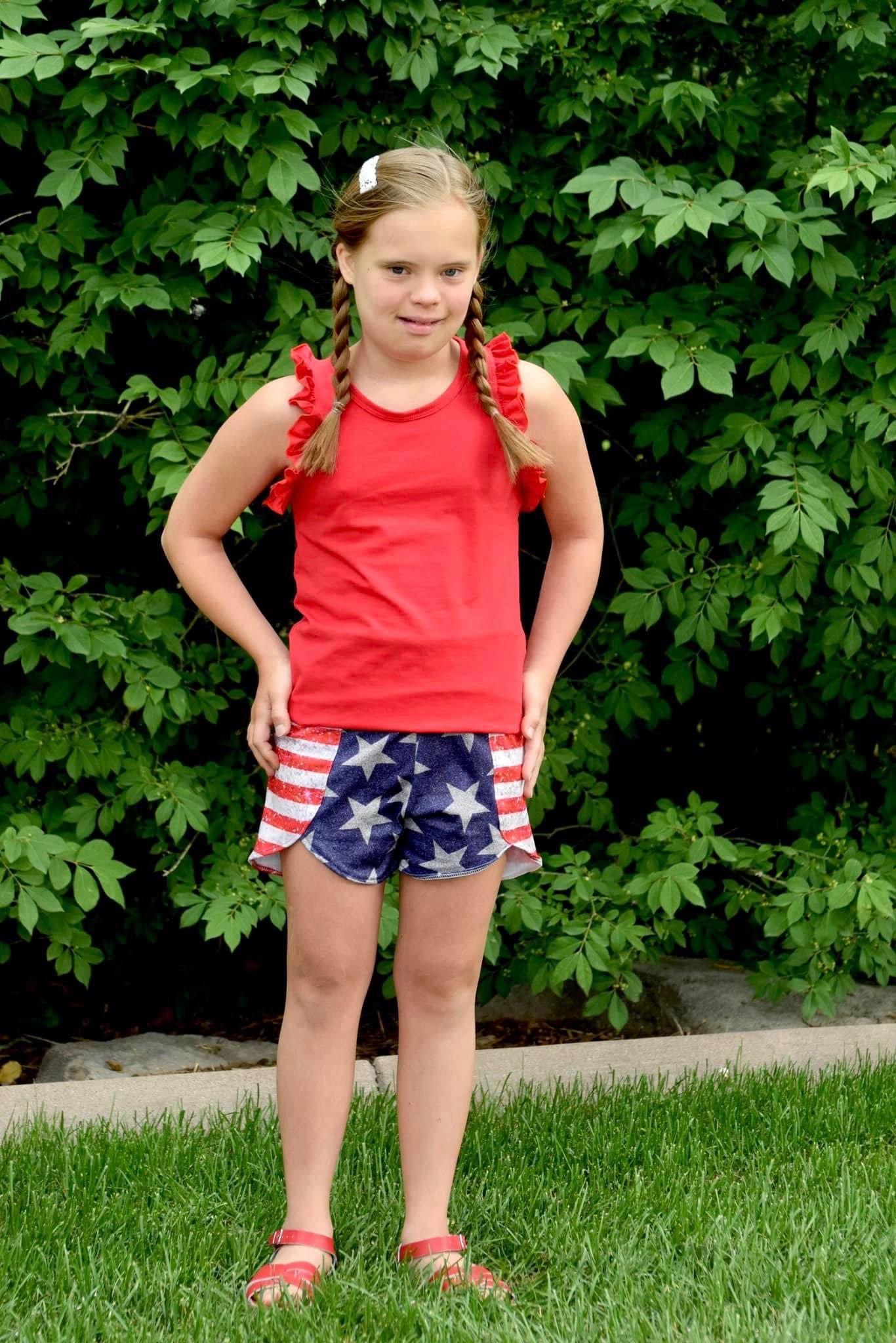 American Flag Shorts