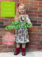 Load image into Gallery viewer, Holiday Rainbow Twirl Dress
