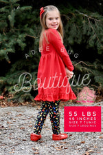 Load image into Gallery viewer, Red Ruffle Tunic
