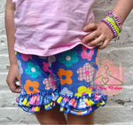 Load image into Gallery viewer, Flower Power Ruffle Shorts
