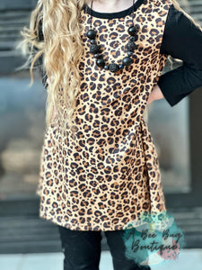 Classic Leopard T Shirt Dress
