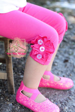 Load image into Gallery viewer, Hot Pink Button Capris
