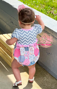 Pretty Patchwork Romper