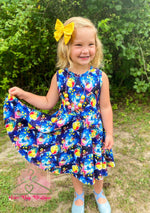 Load image into Gallery viewer, Catchin’ Fireflies Twirl Dress
