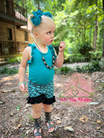 Load image into Gallery viewer, Sparkle Mermaid Ruffle Shorts
