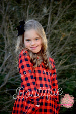 Load image into Gallery viewer, Buffalo Plaid Pocket Tunic
