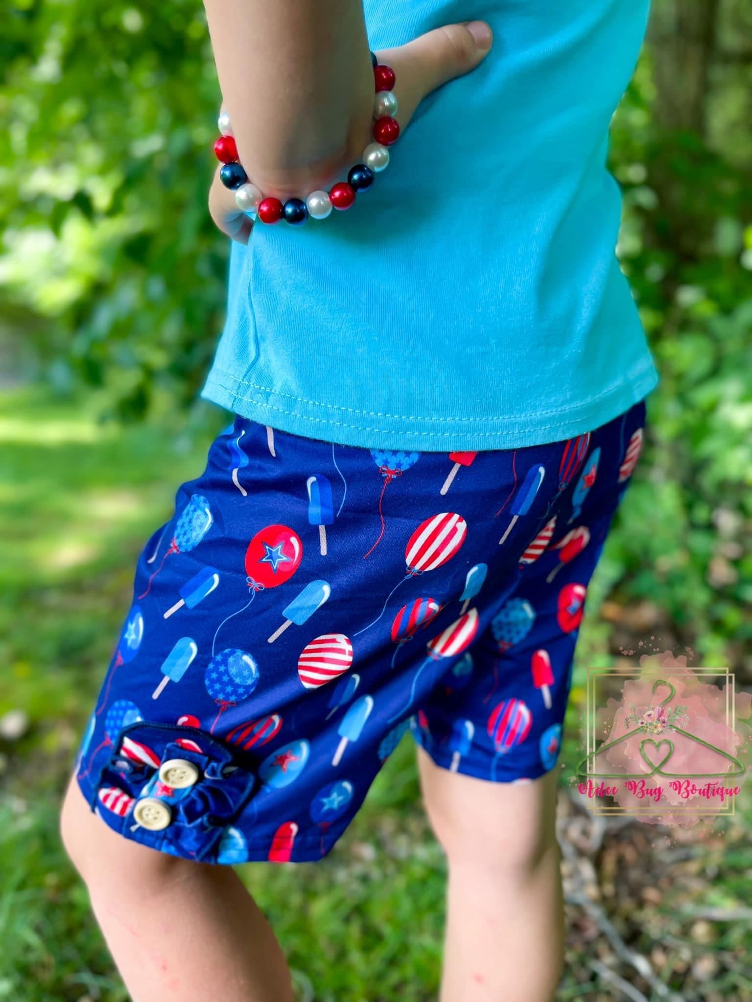Party in the USA Button Shorts