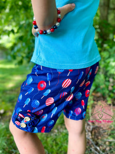 Party in the USA Button Shorts