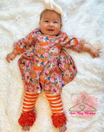 Load image into Gallery viewer, Pumpkin Spice Bow Back Peplum
