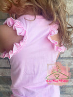 Load image into Gallery viewer, Pink Ruffle Tank
