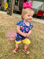 Load image into Gallery viewer, Yellow Ruffle Shorts
