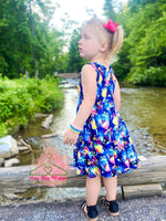 Load image into Gallery viewer, Catchin’ Fireflies Twirl Dress
