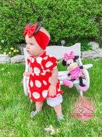 Load image into Gallery viewer, Red Polka Dot Dress
