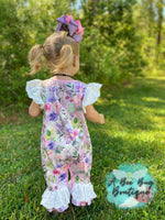 Load image into Gallery viewer, Lavender Fields Romper
