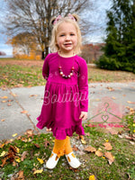 Load image into Gallery viewer, Plum Ruffle Tunic
