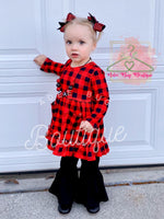 Load image into Gallery viewer, Buffalo Plaid Pocket Tunic
